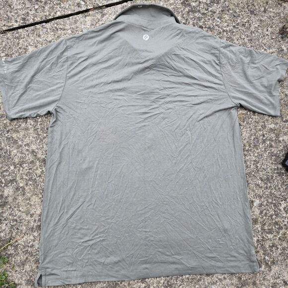 Free Fly Polo Shirt Mens 2XL Green Performance Bamboo Apparel - Picture 7 of 8